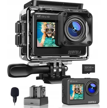 IP kamera SPORTOVNÍ KAMERA Surfola SF530 4K 24MP WIFI 60FPS 40M EIS Dotyková