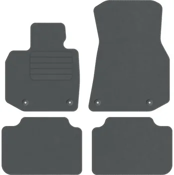 autokoberec Kobercové rohože Edecor velurové 4 ks