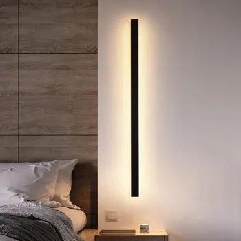 Nástěnné svítidlo LED fasádní nástěnné svítidlo venkovní dlouhé 32W 100cm bílá teplá