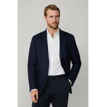 Pánské sako BLEJZR HACKETT LONDON FLAN HBONE BIB MIDNIGHT BLUE