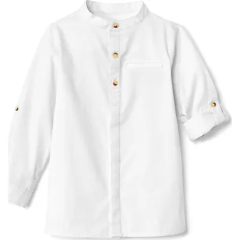 Dívčí košile 683014 - Tchibo - Dětská košile ve stylu oxford - pro miminko - vel. 98/104 - barva: bílá