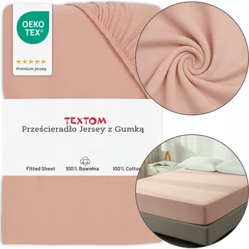 Prostěradlo PROSTĚRADLO JERSEY S GUMOU 160x200+30cm 100% BAVLNA VELKÝ ZÁHYB