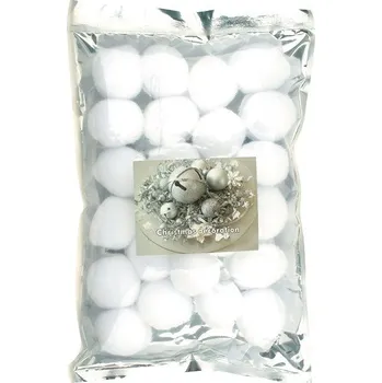 Vánoční dekorace Plyšové sněhové koule - 1929