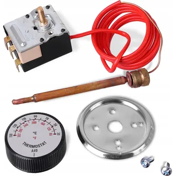 Termostat UNIVERZÁLNÍ TERMOSTAT REGULÁTOR TEPLOTY 30-150°C závit M14 250V 15A