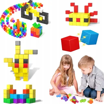 ostatní stavebnice STAVEBNICE 54 KUSŮ KOSTKY PIXELY MAGICUBE SKLÁDAČKA