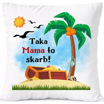 Polštář Polštář Pro Babičku jako Dárek s potiskem Fotografie Bílý PoliDraw