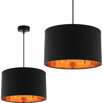 ZÁVĚSNÉ STROPNÍ SVÍTIDLO TROJITÉ LUSTR JEDNODUCHÝ ZLATÝ STŘED LED