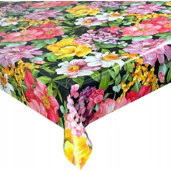 ubrus Cerata na Metry Ubrus Ceratový na míru Barevné Květiny Jaro 240x140 cm