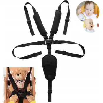 PĚTIBODOVÉ BEZPEČNOSTNÍ PÁSY DO KOČÁRKU, ŽIDLIČKY NEBO HOUPAČKY