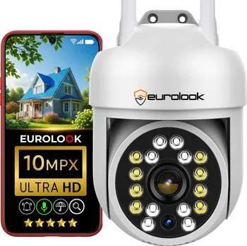 IP kamera EXTERNÍ IP WIFI KAMERA OTOČNÁ 10MP 4K ULTRA HD APLIKACE MIKROFON ZOOM