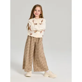 Dívčí kalhoty Sinsay - Kalhoty wide leg - vícebarevná - 295HF-MLC - 295HF-MLC-104