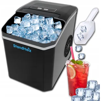 Výrobník ledu VÝROBNÍK LEDU DOMÁCÍ MALÝ ČERNÝ LED 12KG 230V StandHeiz