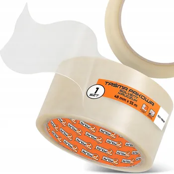 Lepicí páska Balicí páska Polax průhledná šířka 48 mm délka 55 m 1 ks