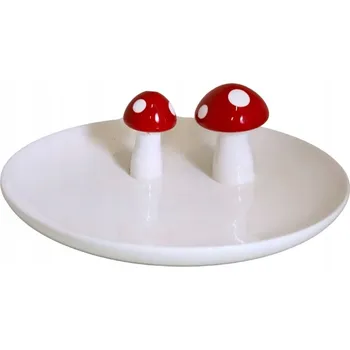 Talíř KERAMICKÝ TALÍŘ S MUCHOMŮRKAMI BN