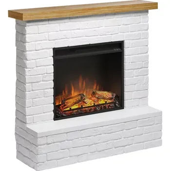 Tagu elektrický krb Rolf Brick White, 1500 W, LED
