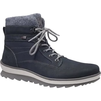 Dámské polobotky Zimní vycházková obuv-kotníková, Remonte, tmavě modrá: Modrá Ano Nubuk, velur (semiš) 28,5 43 G - standardní šíře (27919-27919)