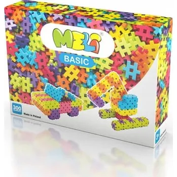 ostatní stavebnice Stavebnice Vafle Basic 300 stavebních prvků 3+ Meli 50005