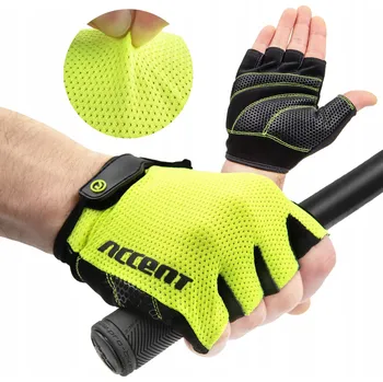 Cyklistické rukavice Cyklistické rukavice Accent M černé