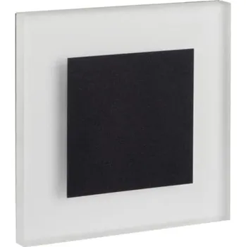 Bodové svítidlo Schodišťové svítidlo Kanlux APUS 0,8 W LED černé 7,5 cm