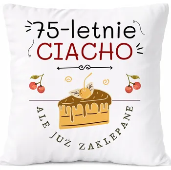 Polštář Urodziny33 Dárek Polštář s potiskem Bílý PoliDraw