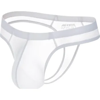 Kalhotky PUMP JOCKMAIL SLIPY TANGA L BÍLÝ MODAL SHINE