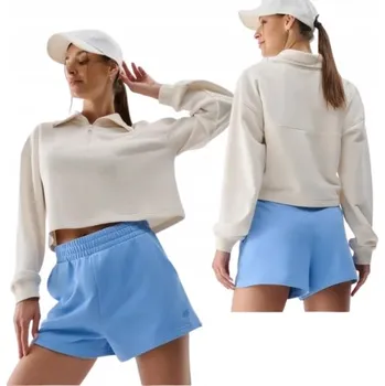 Dámské kraťasy Dámské teplákové kraťasy 4F bavlněné šortky F542 32S modré S