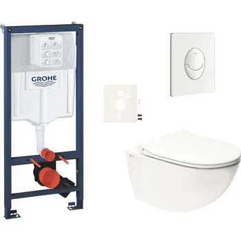 Klozet Grohe Závěsný wc set do lehkých stěn / předstěnová montáž SAT Infinitio SIKOGRSIN11SASH0
