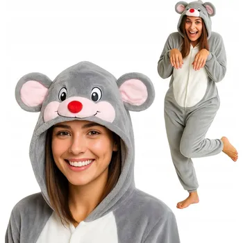 Karnevalový kostým Pyžamo Onesie Kigurumi Kostým myšák Mickey XL: 175 - 185 cm