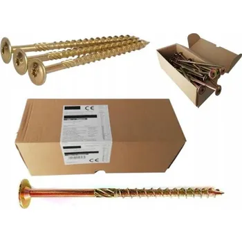 Vrut Tesařský vrut Azmet 8x140 mm talířová hlava TX 50 ks