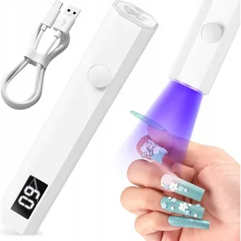 UV lampa na nehty UV LED LAMPA MINI SVÍTILNA NA NEHTY PŘENOSNÁ BEZDRÁTOVÁ MALÁ