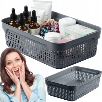 Obraz Koš na čisticí prostředky plast šedý