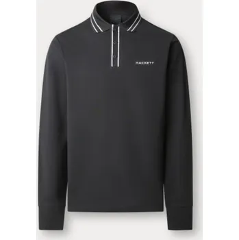 Pánská košile POLOKOŠILE HACKETT LONDON HS JACQ TIPPED LS BLACK