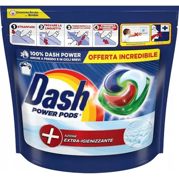 Kapsle na praní Kapsle Dash pro barevné prádlo, 43 praní