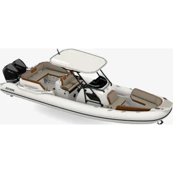 Stříška nad vchodové dveře Stříška laminátová šedá ke člunu Zodiac Medline 9