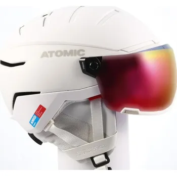 lyžařská/snowboardová helma ATOMIC SAVOR GT AMID VISOR HD 2025, White, Photochromic S2/S3, nastavitelná ( NOVÁ )