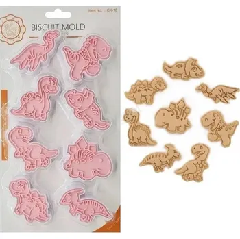 Vykrajovátko Dortisimo Plastové vypichovače Dinosauři (8 ks)