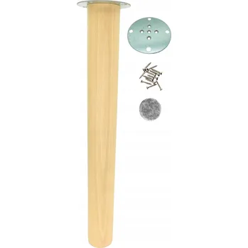 Obraz Buková noha, válec, průměr 50 mm, lakovaná, přírodní barva, 60 cm + montážní sada