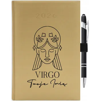 Kalendář Knižní kalendář 2026 A5 zlatý