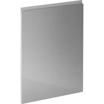 Nábytek Tempo Kondela Dvířka na myčku, bílá / šedá extra vysoký lesk HG, 44,6x57, AURORA