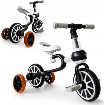 Odrážedlo ODRÁŽEDLO 4 ODRÁŽEDLO 1, pedály, boční kolečka, černá