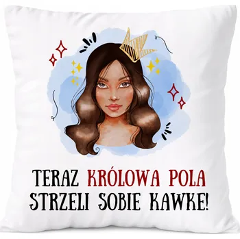 Obraz Polštář pro Alici jako Dárek s potiskem bílý PoliDraw