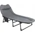 Zahradní lehátko Aga K22150 kempingové skládací lehátko šedé