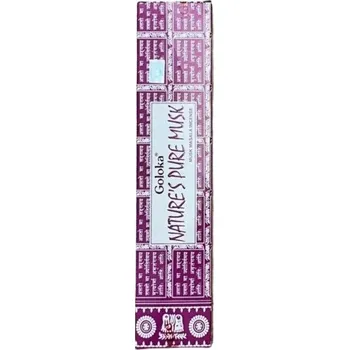 Čajovna Indické vonné tyčinky Goloka Nature's Pižmo 16g