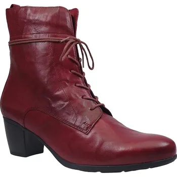 Dámské polobotky Vycházková obuv-kotníková, Gabor, červená: Červená Ostatní kůže 29,4 44 G - standardní šíře (29082-29084)