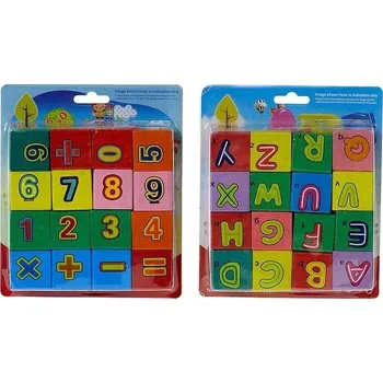 ostatní stavebnice Sada BLOKY Puzzle Stavebnice 16 Dílů Stavebnice DÁREK PRO DĚTI Vzdělávací