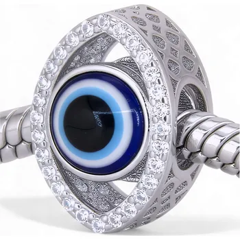 Přívěsek Přívěsek OKO PROROKA stříbro 925 platina Turecko Řecko