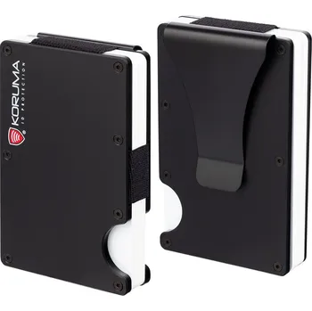 Obal na doklad Hliníkové pouzdro na bezkontaktní kartu proti krádeži (černé) - KUK-68BL