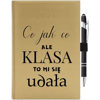 Kalendář Knižní kalendář 2026 A5 zlatý