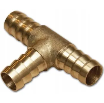 Příslušenství ke kompresoru Mosazná T-spojka pro hadice, 3 vývody, 12,5 mm