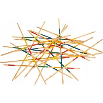 Dřevěná hračka DOVEDNOSTNÍ HRA pro děti DŘEVĚNÉ MIKADO 80cm